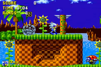 Stříbrný Sonic v Sonic 1